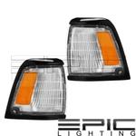 Black Park Signal Lights For 1992-1995 Toyota Pickup 2wd - Left Right Pair. Fixed Price $69.39.