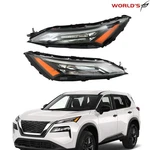 For Nissan Rogue 2021-2023 W/halogen Signal Led Drl Headlight Black Left&right. Fixed Price $157.88.