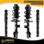 2012-2017 Fiat 500 Front Complete Strut Assemblies & Rear Gas Shock Absorbers. Fixed Price $148.04.