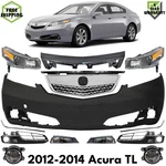 Front Bumper Cover Primed Plastic & Headlights Kit For 2012-2014 Acura Tl. Fixed Price $2500.00.