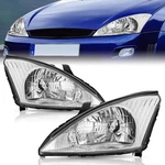 For 2000-2004 Ford Focus Oe Style 2pcs Chrome Clear Headlights Left+right 00-04. Fixed Price $62.89.