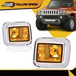Front Chrome Parking Signal Light Set Fit For 2003-2008 H2 Hummer 05-08 Sut. Fixed Price $23.37.
