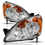 Weelmoto Pair Headlights For 2005-2006 Honda Cr-v Crv Sport Utility 4-door. Fixed Price $97.88.