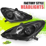 Factory Style Projector Headlight Lamps For Lexus Es330 04-06 Black Clear L+r. Fixed Price $215.00.