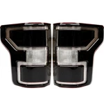 Tail Lights Pair For Ford F-150 2018-2020 Smoked Black Halogen W Bulbs. Fixed Price $136.49.
