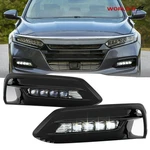 Front Bumper Led Fog Light Assembly Drl For Honda Accord 2018-2019 Left+right. Fixed Price $52.37.