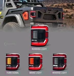 Smoke Led Tail Lights For Jeep Gladiator Jt 2019-2025 W/animation & Sequential. Fixed Price $225.00.