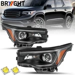 For Gmc Acadia 2017-2019 W/ Led Drl Black Halogen Projector Headlights Assembly. Fixed Price $243.88.