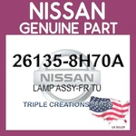 Genuine Nissan 26135-8h70a Lamp Assy-fr Tu 261358h70a Oem. Fixed Price $56.56.