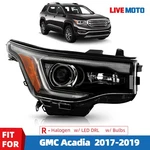 For 2017-2019 Gmc Acadia Halogen Headlight W/ Bulbs Led Drl Black Passenger. Fixed Price $149.00.