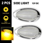 Amber Side Marker Turn Signal Lights Clear Lens Fits Freightliner Columbia Truck. Fixed Price $25.64.
