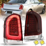 For 2015-2023 Chrysler 300 Full Led Tail Light Red Smoke Brake Lamp Pair Lh+rh. Fixed Price $175.79.