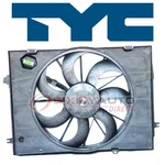 Tyc Dual Radiator & Condenser Fan Assembly For 2005-2009 Hyundai Tucson 2.0l Sa. Fixed Price $176.03.