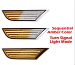 Led Sequential Front Bumper Side Marker Light Covers For 2018-up Honda Odyssey. Fixed Price $49.62.