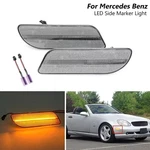 For 1998-04 Mercedes Benz Slk R170 Clk320 W208 Pair Clear Led Side Marker Lights. Fixed Price $36.09.