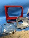 New Jeep Cherokee Driver Side Head Light Bucket & Retainer Ring With Bezel 98-01. Fixed Price $19.99.