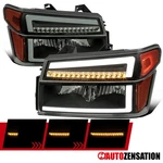 Fit 2004-2012 Colorado Canyon Smoke Led Tube Headlights+sequential Corner Lamps. Fixed Price $148.99.
