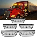 For Kenworth T680 T700 T880 Clear Amber Led Roof Clearance Marker Light Assembly. Fixed Price $39.99.