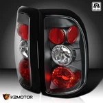Fits 1997-2004 Dodge Dakota Black Tail Lights Rear Brake Lamps Pair Left+right. Fixed Price $72.38.