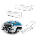 Crystal Clear Turn Signal Lamp Lenses For 70-72 Ford F100 F250 F350 Pickup Truck. Fixed Price $29.99.