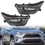 For 2019-2022 Toyota Rav4 Le Xle Headlight Assembly Chrome & Black Led Pair. Fixed Price $127.00.