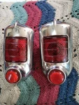 1950's 1951 Chevrolet Parts Tail Lights Fleetline Stylemaster Original Vintage. Fixed Price $275.00.