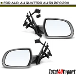 2x Mirror W/ Turn Signal Heated Memory Recall Power Adjustment For Audi S4 A4. Fixed Price $166.99.