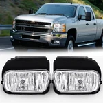 Fog Lights Bumper Lamp Compatible With Chevy Silverado 03-06 Clear. Fixed Price $44.32.
