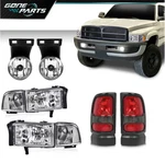 Headlights/tail Lights/fog Lights For 1994-2002 Dodge Ram 1500 2500 3500. Fixed Price $79.37.