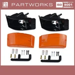 2x Indicator Housing For Porsche 924 944 + Glass Hose Orange Front Set. Fixed Price $390.28.