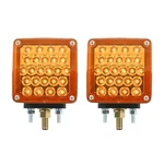 Pair Grand General Led Amber/red Lens Double Turn Signal Light Universal New. Fixed Price $129.99.