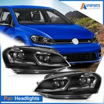 Pair/set Full Led Drl Projector Headlights For Volkswagen Golf Gti Mk7 2015-2017. Fixed Price $315.99.
