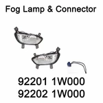New Oem Fog Lamp Connector Front Lh Rh & For Kia Rio Sedan 12-15. Fixed Price $117.20.