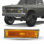 For 1981-1991 Chevrolet C K 10 20 30 Pickup Side Marker Light Chrome Trim Driver. Fixed Price $15.95.