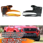 For Toyota Tacoma Bz4x 23-25 Clear Sequential Led Side Mirror Turn Signal Light. Fixed Price $40.99.