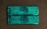Vw Golf Mk1/2 Gti Euro Bumper Turn Signal Glass Set Hella Magic Colors Green Rep. Fixed Price $45.00.