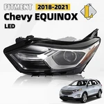 For 2018-2020 Chevy Chevrolet Equinox Full Led W/drl Headlight Left Driver Side. Fixed Price $169.90.