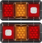 Led Trailer Truck Rv Tail Lights 2 Pcs 45leds Stop Turn Backup Reverse Lamps 12v. Fixed Price $112.54.