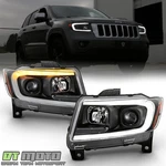 2011-2013 Jeep Grand Cherokee Switchback Led Drl Sequential Projector Headlights. Fixed Price $279.99.