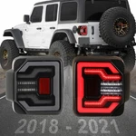 For 2018-26 Jeep Wrangler Jl/jlu Led Sequential Tail Lights Black/smoke Len Pair. Fixed Price $209.99.