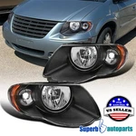 For 2005-2007 Chrysler Town & Country Black Headlights Oe Style Pair Left+right. Fixed Price $86.98.