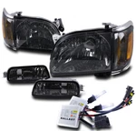 For 01-04 Toyota Tacoma Pickup Smoke Headlights W/corner Signal+bumper+10k Hid. Fixed Price $135.95.