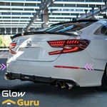 Smoked Led Rear Bumper Reflector Lights For 2018-2022 Honda Accord Sedan Lamp. Fixed Price $53.59.