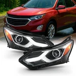 - Fits 2018 2019 2020 2021 Chevy Equinox Halogen Type Led Tube Drl Black Headl. Fixed Price $251.99.