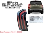 Oem 2023-2024 Kia Telluride Lh Left Driver Side Led Tail Light 92401-s9600. Fixed Price $125.00.