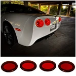 1997 - 2004 C5 Corvette Infirai Led Tail Lights (red Lens). Fixed Price $535.00.