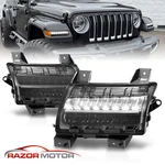2018-2023 For Jeep Wrangler Jl Sport Sequential Led Smoke Parking Signal Lights. Fixed Price $142.84.