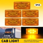 For Freightliner Volvo 5pcs Amber Led Ip67 Cab Roof Clearance Marker Lights. Fixed Price $30.39.