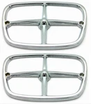 Chrome Parking Light/lamp Bezel Set For 1969-1973 Pontiac Firebird Usa Made. Fixed Price $89.98.