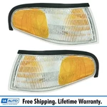 Side Marker Parking Turn Signal Corner Lights Pair Set For 94-98 Ford Mustang. Fixed Price $47.95.
